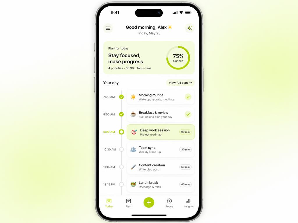 Day Flow AI — AI-планировщик дня