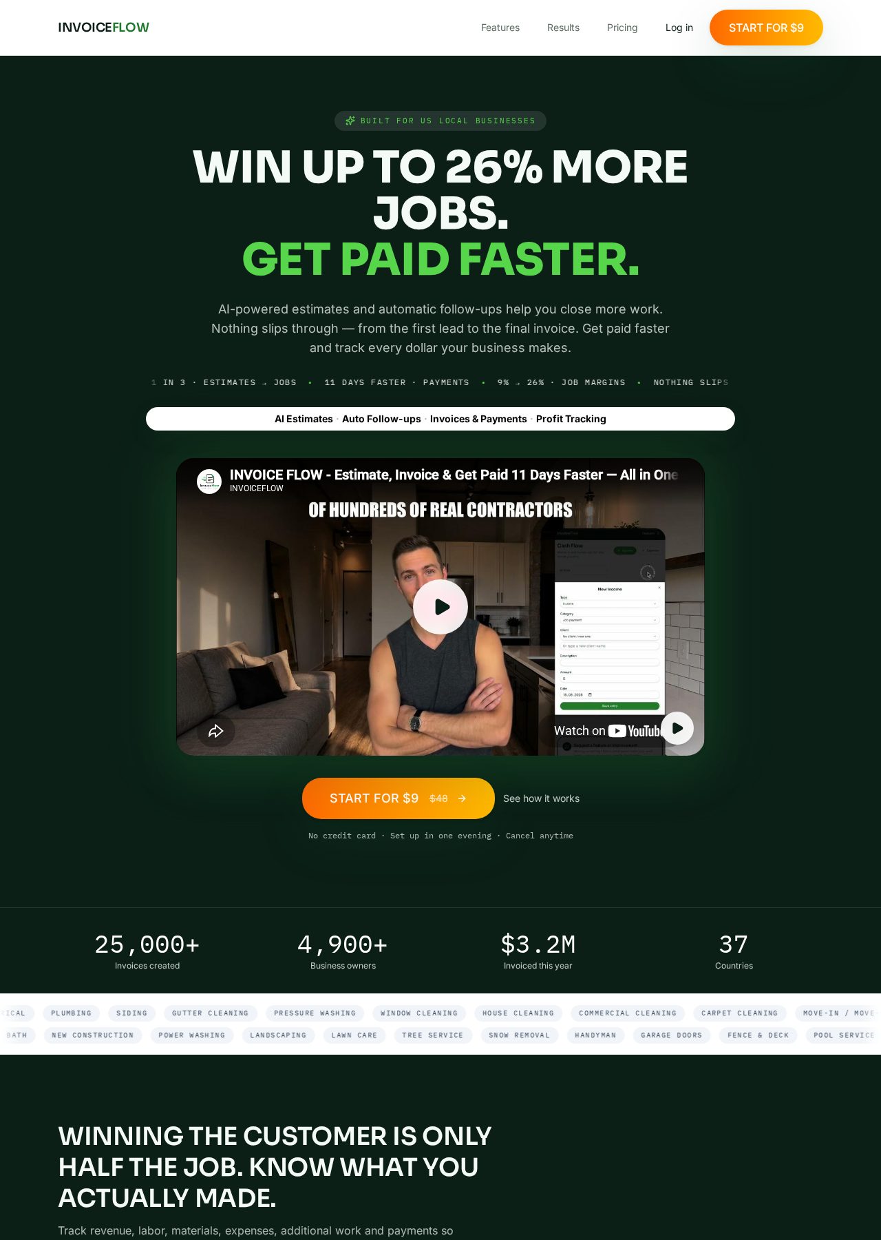 InvoiceFlow website