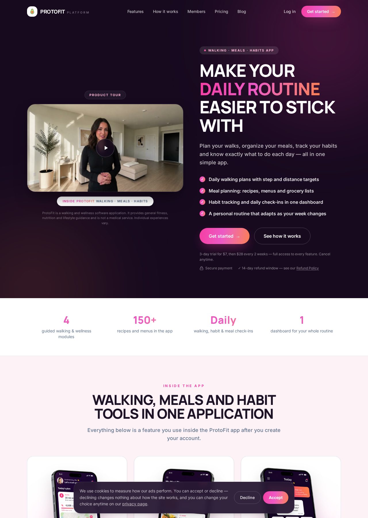 ProtoFit website